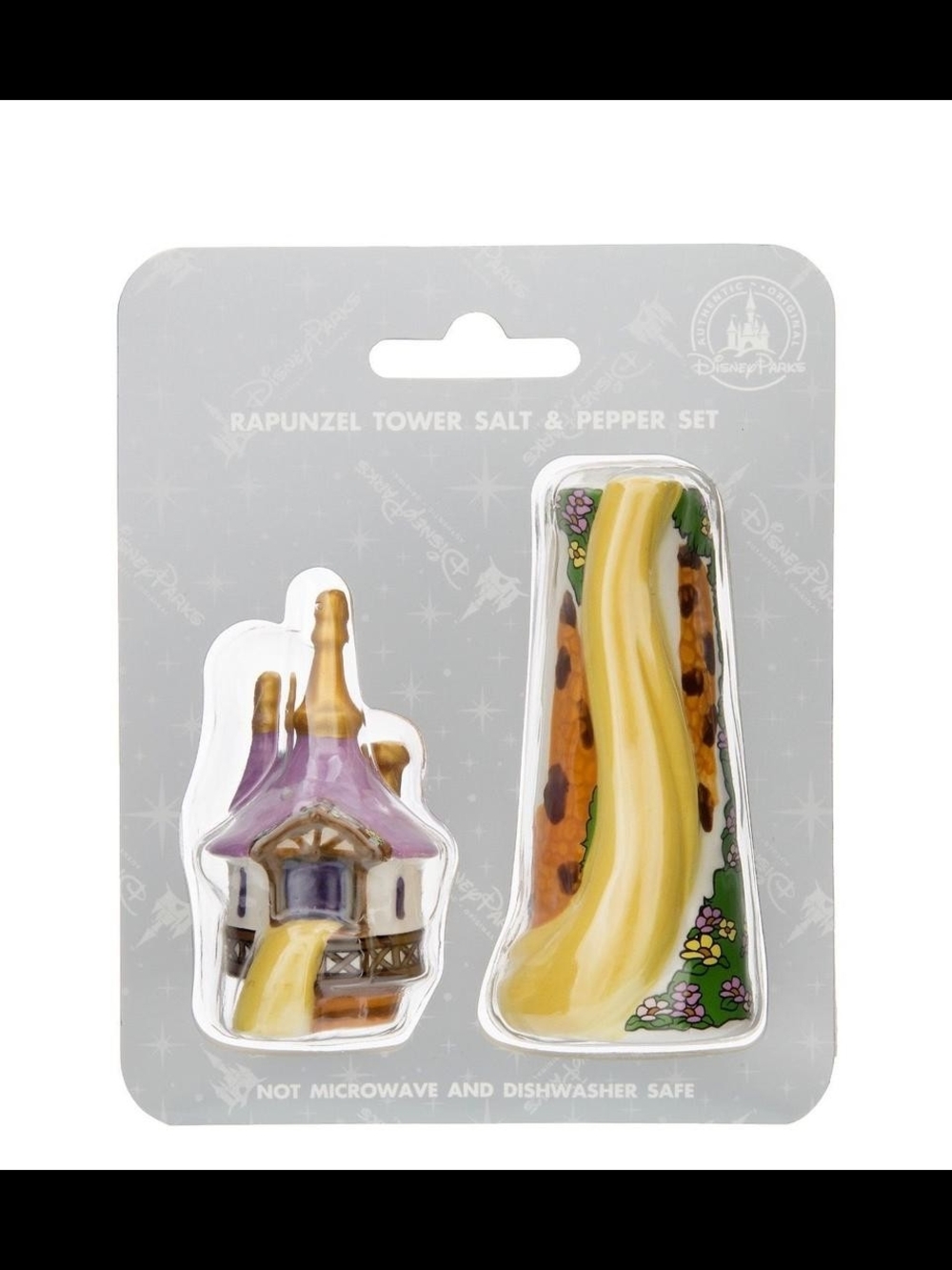 Disney Rapunzel Tower Salt & Pepper Shaker Set - Yellow & Purple